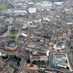 Derby from the air